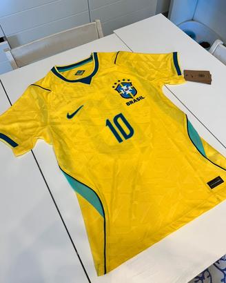 Maglia Autentica Brasile Neymar Jr #10