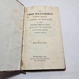 Libro Antico 1832 De Viris Illustribus Urbis Romae