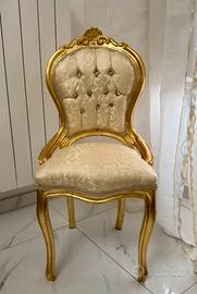 Sedia stile barocco