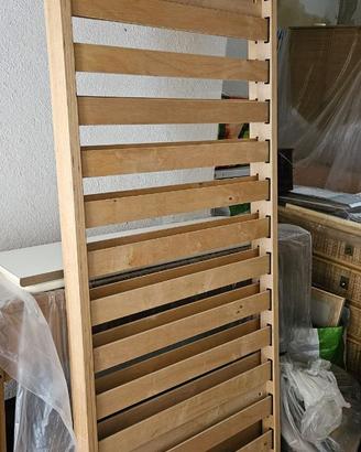 Reti doghe in legno con telaio in legno