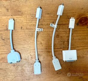 ADATTATORI APPLE MINI DVI MAC (ANCHE PC)
