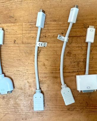 ADATTATORI APPLE MINI DVI MAC (ANCHE PC)