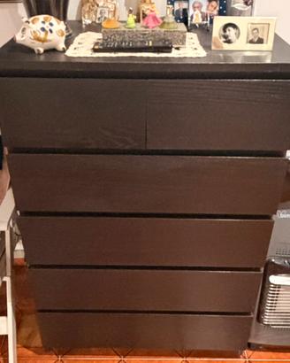 Cassettiera nera