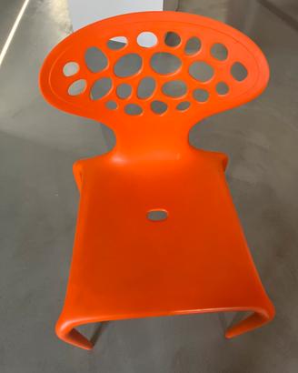 4 sedie MOROSO supernatural arancio