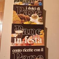 N.4 Libri Cento ricette con il pane + 1 libro