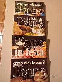 N.4 Libri Cento ricette con il pane + 1 libro