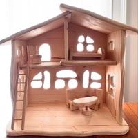 Casetta in legno bambole - montessori