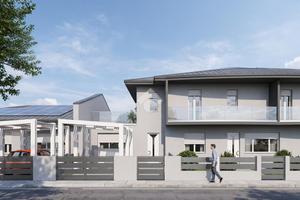 VILLA A SCHIERA D'ANGOLO A SUZZARA