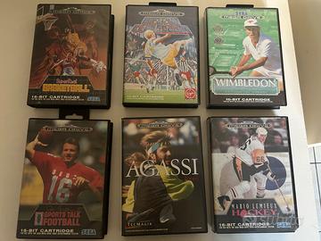 Lotto 6 Giochi Sega Mega Drive CIB Con Manuali