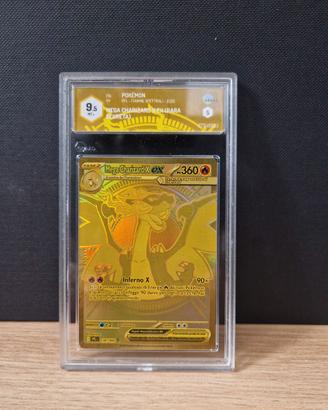 Mega Charizard X EX italiano 9,5 GRAAD