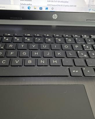Notebook hp 15 pollici