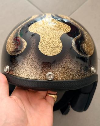 Casco moto helmet 70’s harley chopper custom