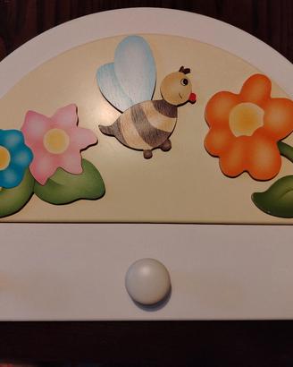 appendiabiti cameretta Azur Loppiano