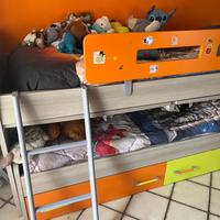 Letto doppio per fratelli o gemelli dai 3 anni