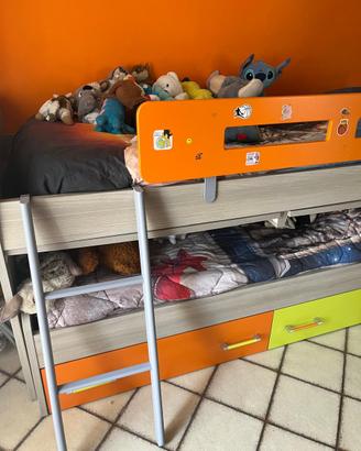 Letto doppio per fratelli o gemelli dai 3 anni