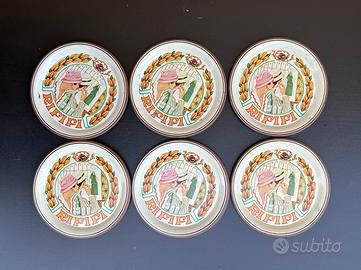 6 Sottobicchieri Vintage - Idriz Acquaviva