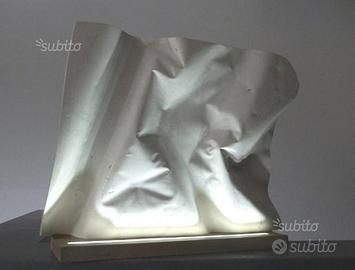 Lampada scultura cemento design