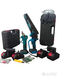 Motosega a batteria+ Forbici potatura a batteria 