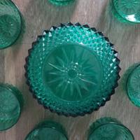 Servizio Macedonia in vetro lavorato