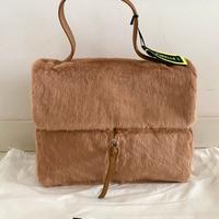 Borsa Rebelle Clio marrone ecopelliccia