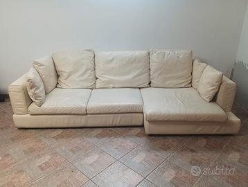 divano in pelle 3 posti