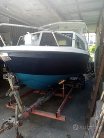 Barca in vetroresina MT 6 con motore volvo penta 1