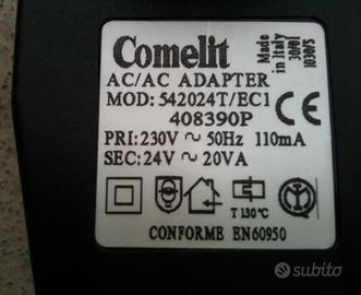 Trasformatore comelit ac/ac 230v 24 volt 110 ma