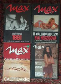 Lotto 4 calendari Herzigova Marcuzzi Brescia