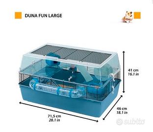Gabbia Criceto Ferplast Duna Fun Large usata