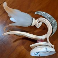 Lampada applique in ferro battuto