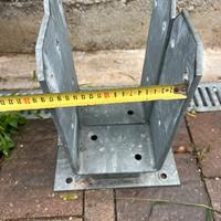 Staffa parete ferro zincato