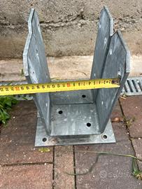 Staffa parete ferro zincato