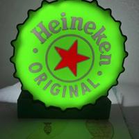 🍺 LAMPADA STILE TAPPO BIRRA LED – ARREDO BAR –