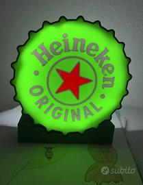 🍺 LAMPADA STILE TAPPO BIRRA LED – ARREDO BAR –