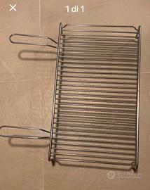 Griglia inox per caminetto / bbq