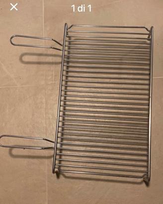 Griglia inox per caminetto / bbq