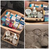 lampadine e cornici faretti