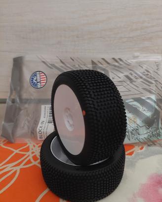 Gomme buggy RC 1:8 K1 RaceGear Block-In Super Soft