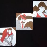 3 piastrelle serie Lupin nuove fondo di magazzino