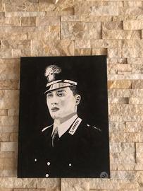 QUADRO DIPINTO A MANO SU TELA '' SALVO ''