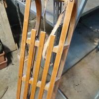 Slittino in legno Vintage storico