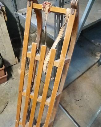 Slittino in legno Vintage storico