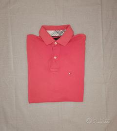 Polo Tommy Hilfiger Uomo M Rosa Salmone