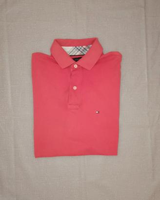 Polo Tommy Hilfiger Uomo M Rosa Salmone