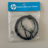 HP keyed cable lock 10mm - Lucchetto sicurezza pc