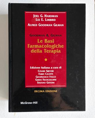 Le basi farmacologiche della terapia 2 VOLUMI