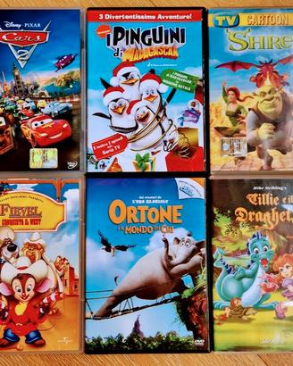 Set 12x DVD cartoni animati misti