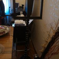 2 sedie thoneth, 1 leggio antico, 1 tavol. etnico 