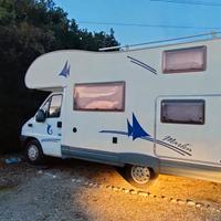 camper fiat ducato elnag mansardato 2003 6 metri