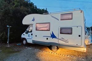 camper fiat ducato elnag mansardato 2003 6 metri